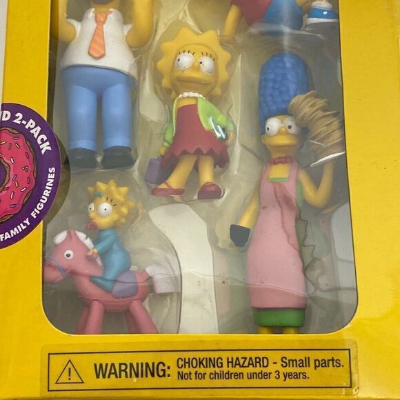 Set of 5 Homer Bart Lisa Maggie Marg PVC Figurines Multicolor OS - Picture 2 of 5